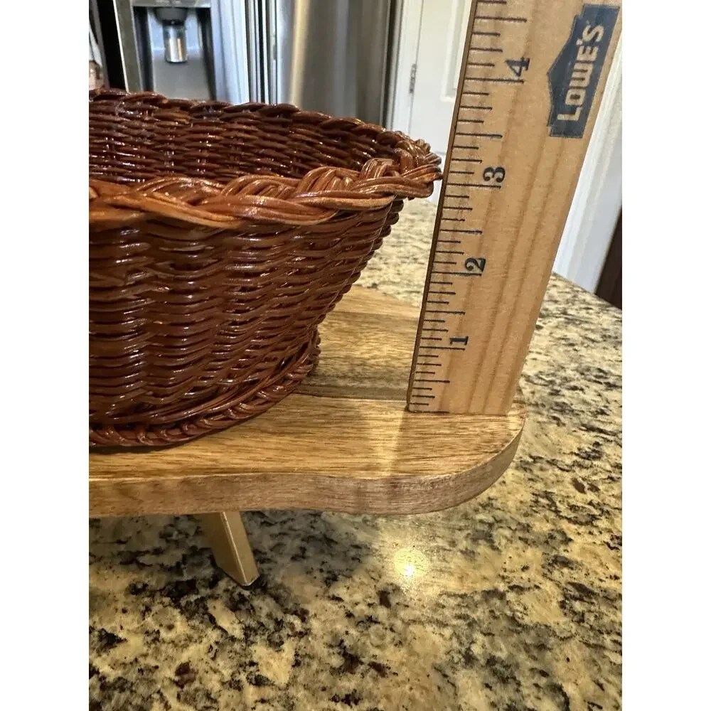 decorative wicker basket 9”